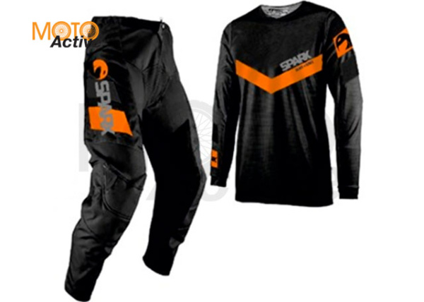 Эндуро комплект (штаны джерси) Sparx EX01 черно-оранжевый